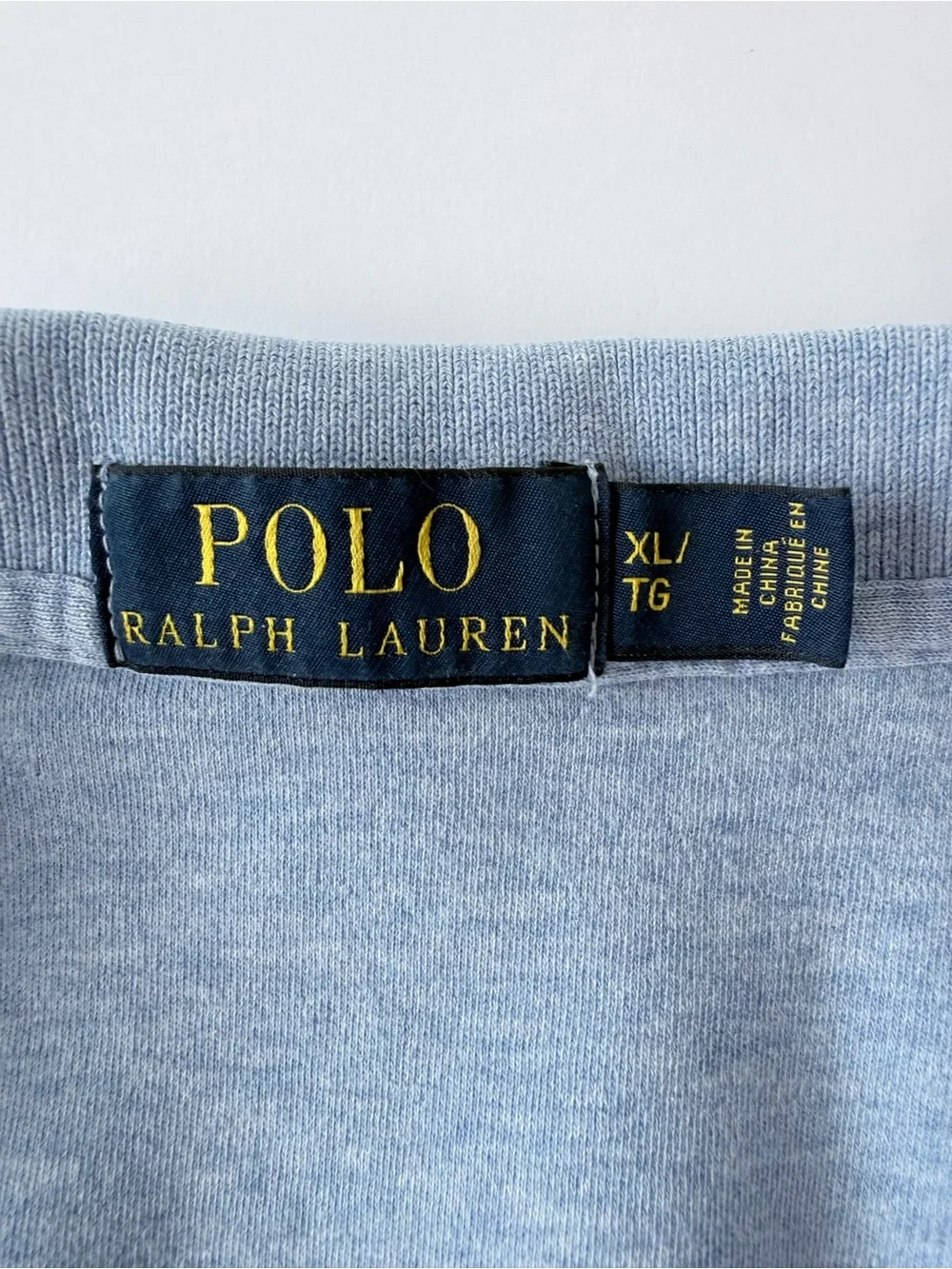 Polo Ralph Lauren Men’s XL Blue Cotton Mesh Polo Shirt